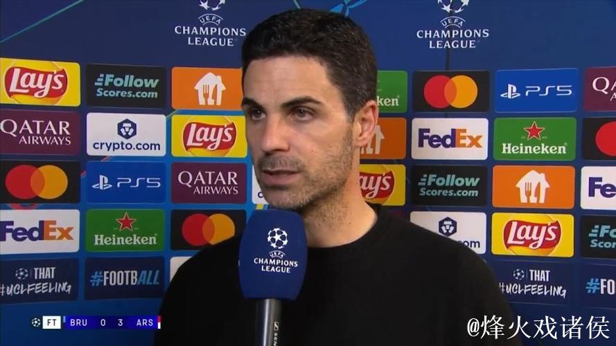 阿尔特塔：内尔高树立榜样；每位进球者都展现价值